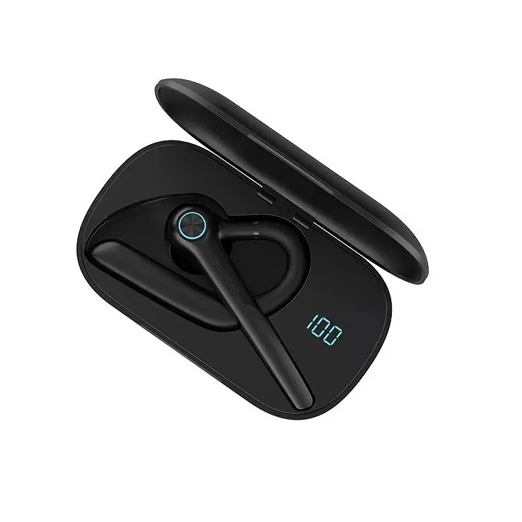 Бездротова Bluetooth гарнітура G3 з індикатором заряду, кнопками управління шумозаглушенням. Бізнес гарнітура - фото 3