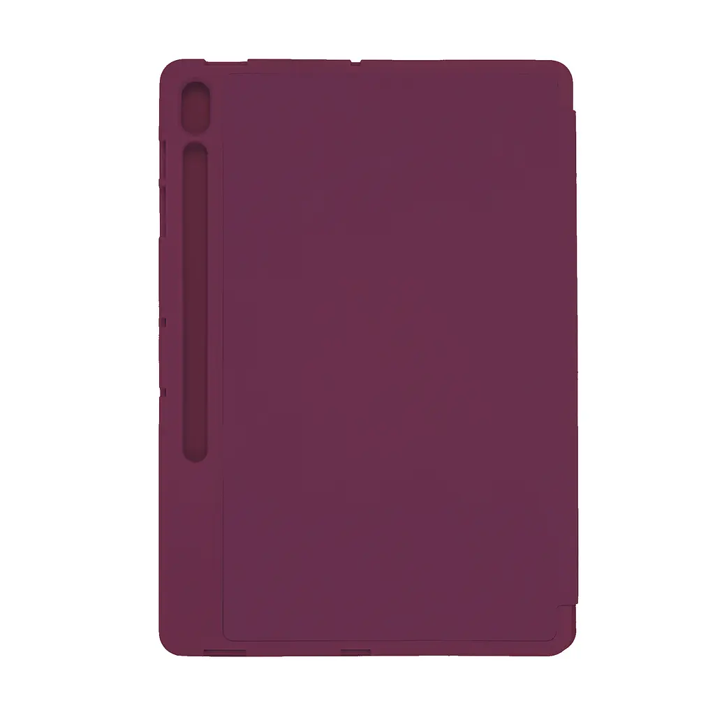 Чохол-книжка для планшета Samsung Galaxy Tab S10 FE+ (SM-X620/X626), Smart Fold Pen, бордовий, 13.1 дюймів, з екошкіри + TPU, з магнітною застібкою, підставкою, тримачем під стилус, протиударний, з функцією Wake/Sleep, ArmorStandart (ARM85559) - фото 2