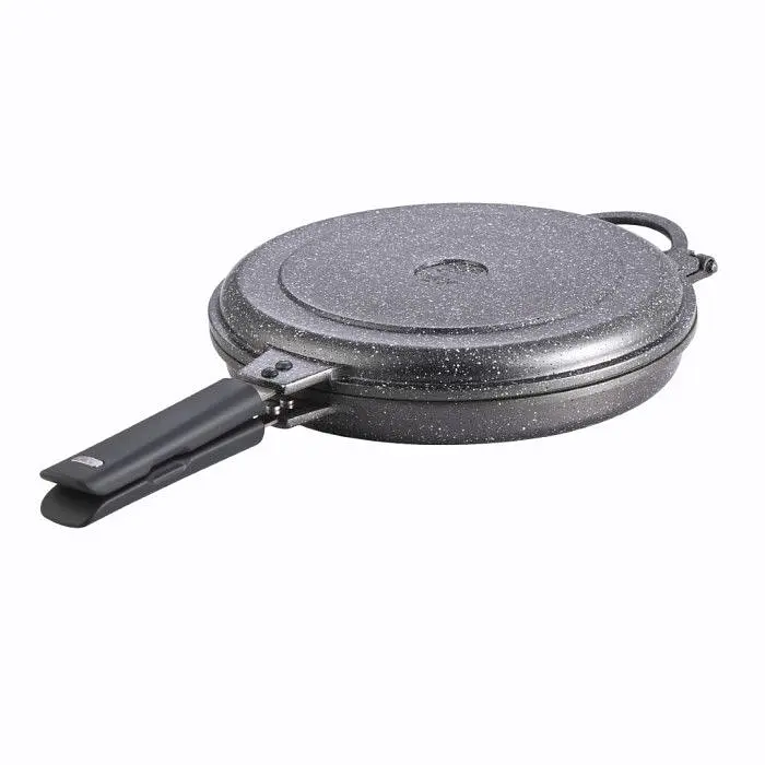 Сковорода-гриль двусторонняя Bergner Orion 26 см (BG-35100-GY) - фото 2