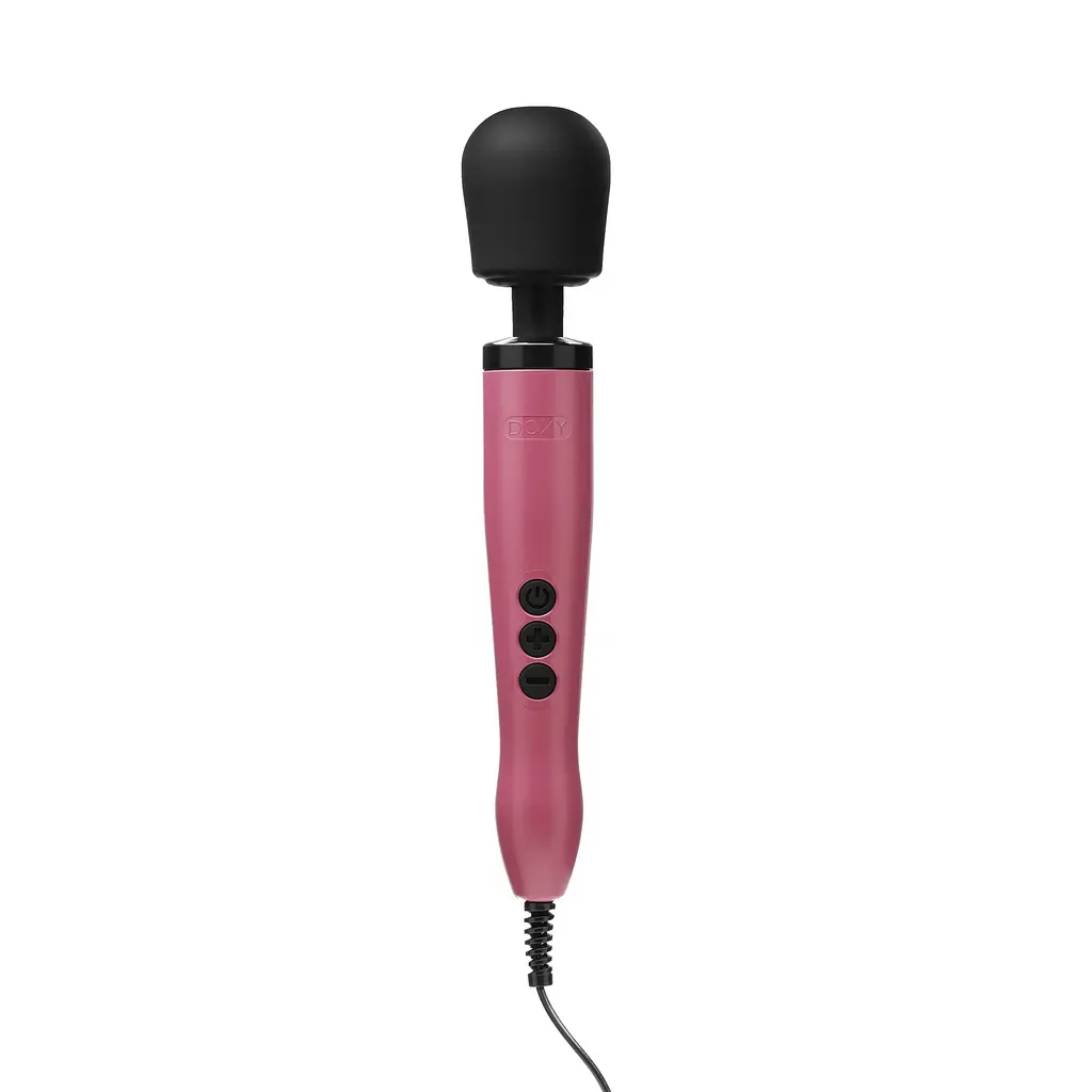 Вібромасажер DOXY Original Pink, дуже потужний, живлення 220В, пульсівні вібрації - фото 2