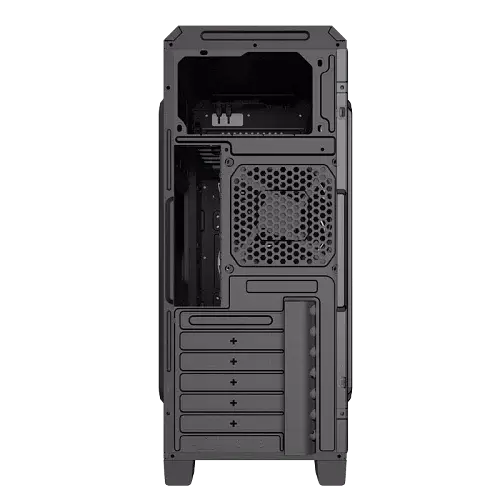 Корпус GameMax G561 Black, без БЖ, Midi Tower, ATX / Micro ATX / Mini ITX, 1хUSB 3.0, 2хUSB 2.0, 3x120 мм LED, 424x200x452 мм - фото 3