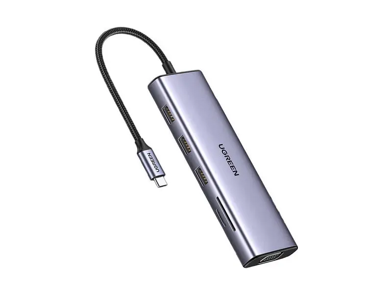 Док-станція UGREEN CM498 Revodok 10-in-1 USB-C (15601)