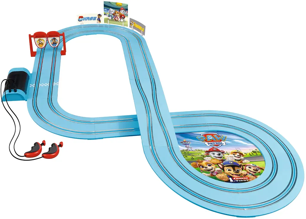 Гоночна траса дитяча First PAW PATROL – 2,9 м з героями Чейз та Раббл - фото 2