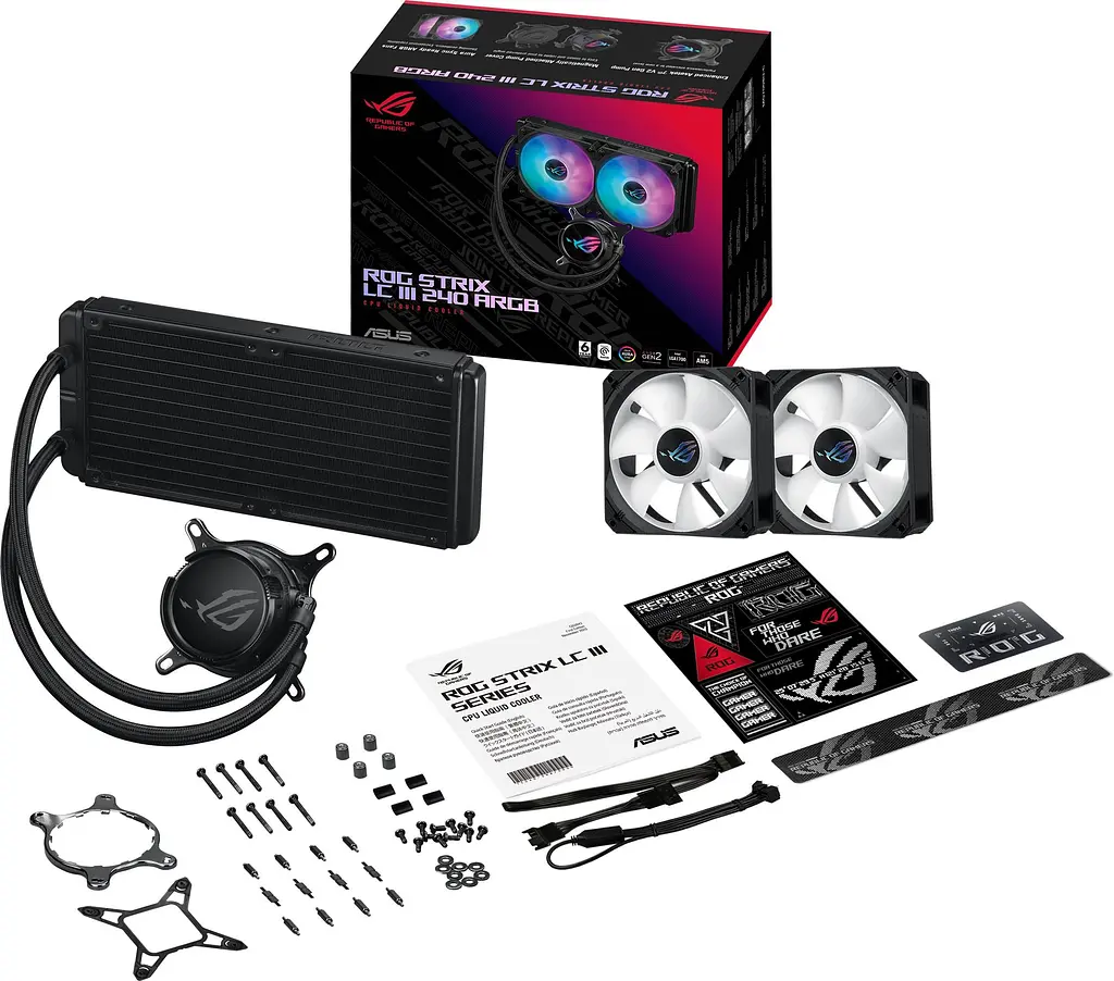 СВО ASUS ROG Strix LC III 240 ARGB Black (90RC00S1-M0UAY0) - фото 3