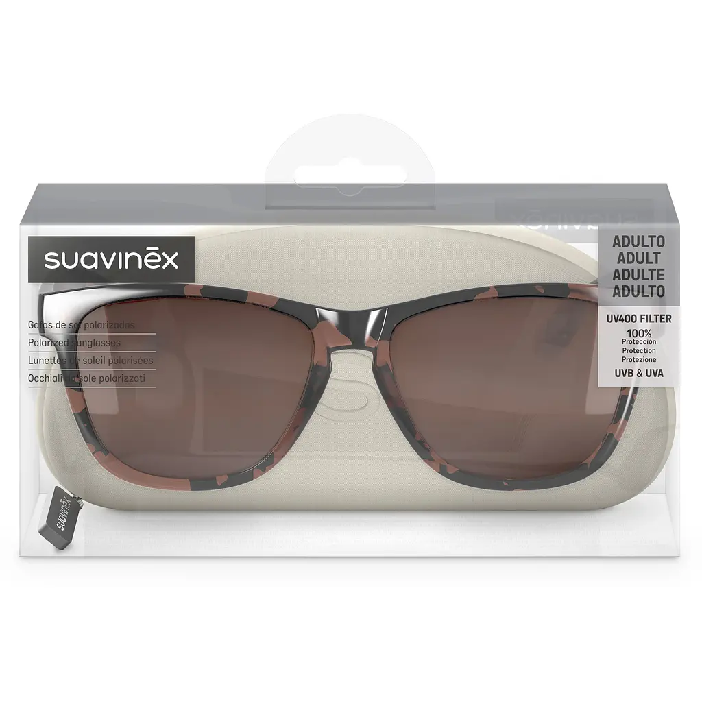 Сонцезахисні окуляри Suavinex Adult дитячі коричневі (308559) - фото 3
