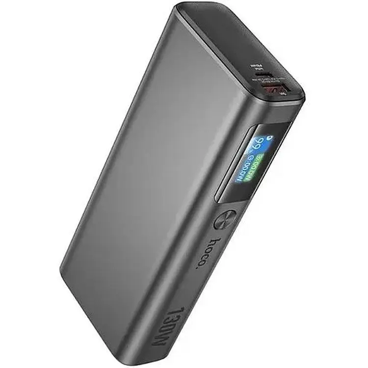 Портативная батарея Hoco Q17B Electric 130W 20000 mAh Space Grey - фото 5