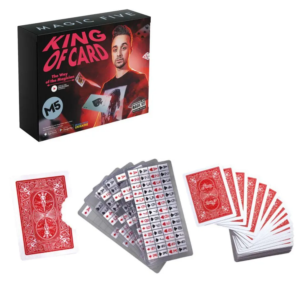 Набір фокусів Magic Five – King of Card трюки з картами (MF039)