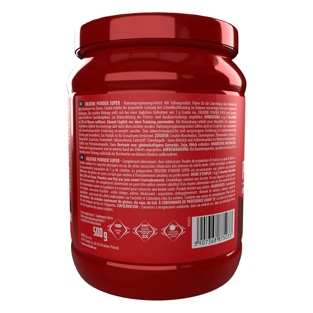 Мікронізований Креатин ActivLab Моногідрат 200 mesh Powder Super - 500 г - фото 3
