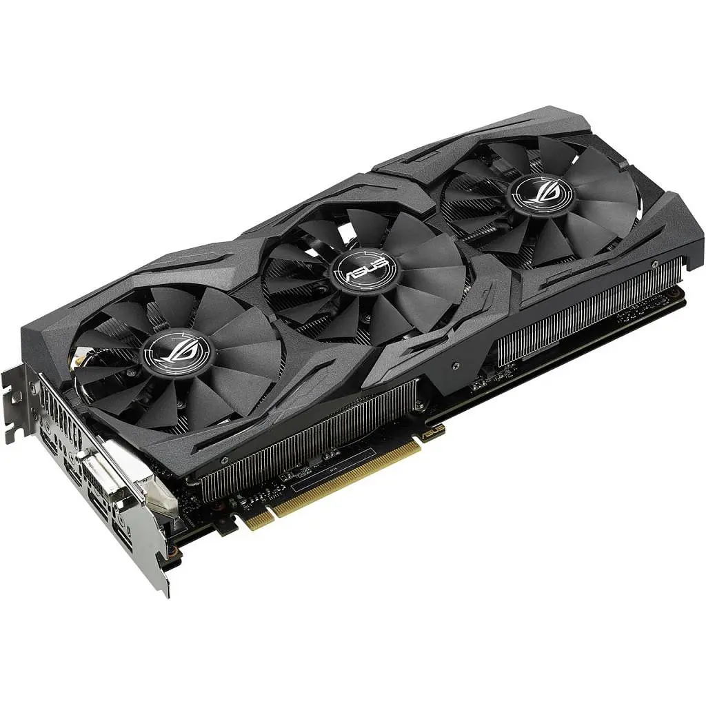 Видеокарта ASUS GTX 1080Ti 11Gb Strix OC (ROG-STRIX-GTX1080TI-O11G-GAMING) (GDDR5X, 352 bit, PCI-E 3.0 x16) Б/у - фото 2