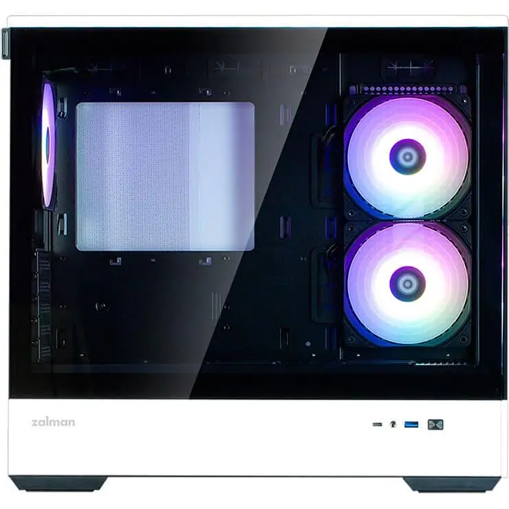 Корпус Zalman P30 Black/White (P30BW) Без БЖ - фото 2