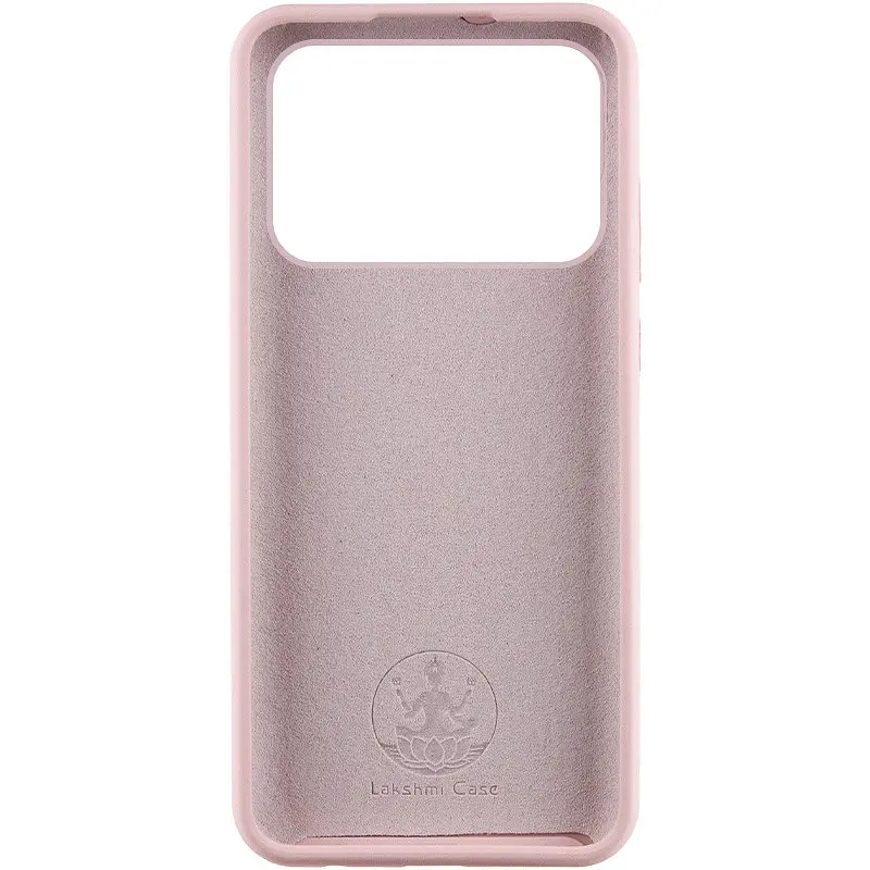 Чехол Silicone Cover Lakshmi (AAA) для Xiaomi Poco X6 Pro Розовый / Pink Sand - фото 2
