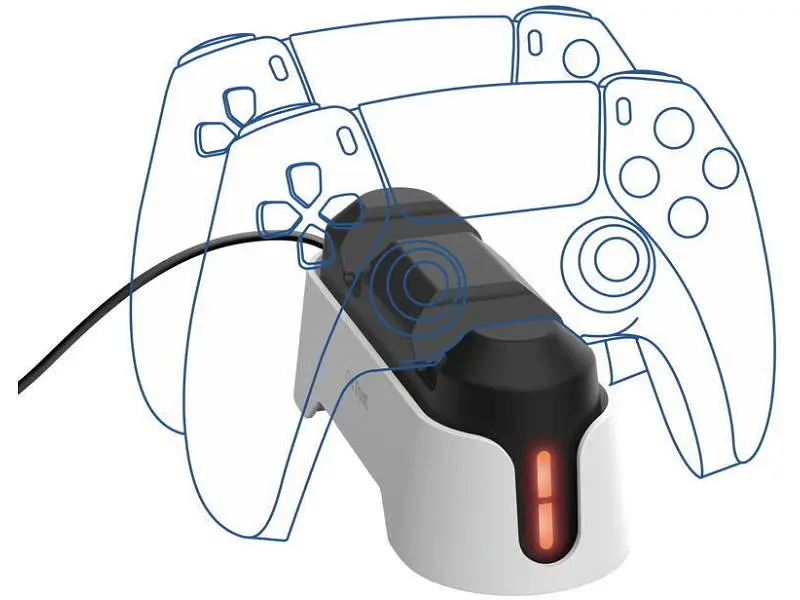 Зарядна станція Trust GXT 228 Dual charging dock for PS5 controllers (25597) - фото 4