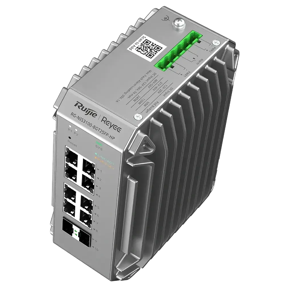 Комутатор Ruijie 8 портів керований (RG-NIS3100-8GT2SFP-HP) - фото 3