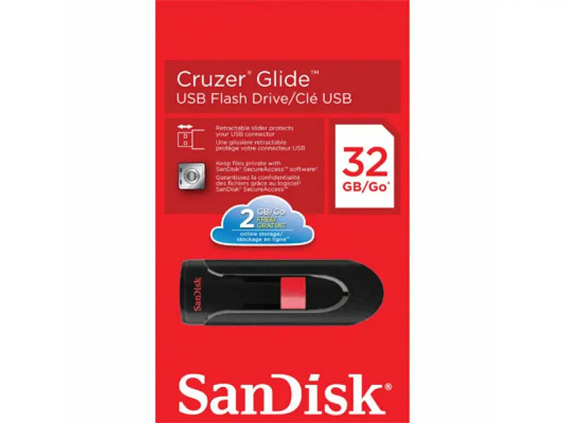 USB флеш накопичувач SanDisk 32 GB Cruzer Glide (SDCZ60-032G-B35) - фото 4