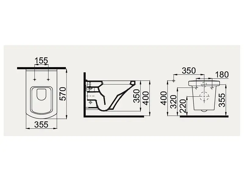 Унитаз подвесной Idevit Vega с сидением Soft Close SETK2804-0606-071-1-6000, Черный - фото 2