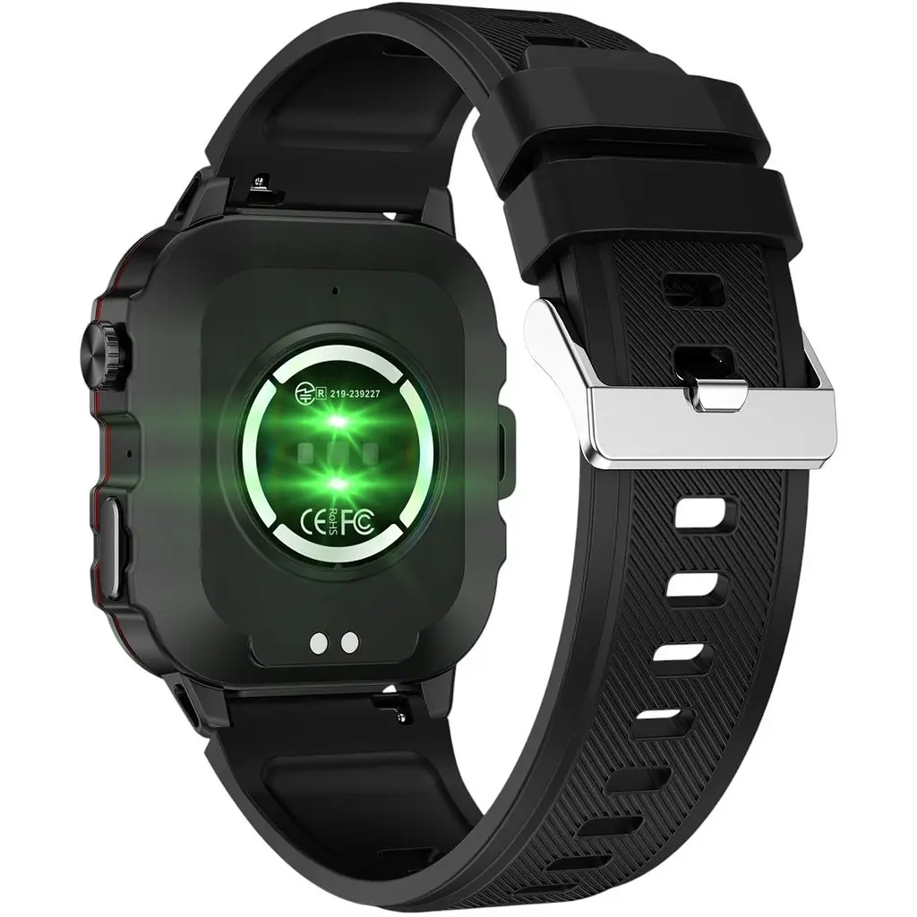 Смарт-годинник Lige Smart Expert Nano Rubber 2 ремінці чорний (3204) - фото 7