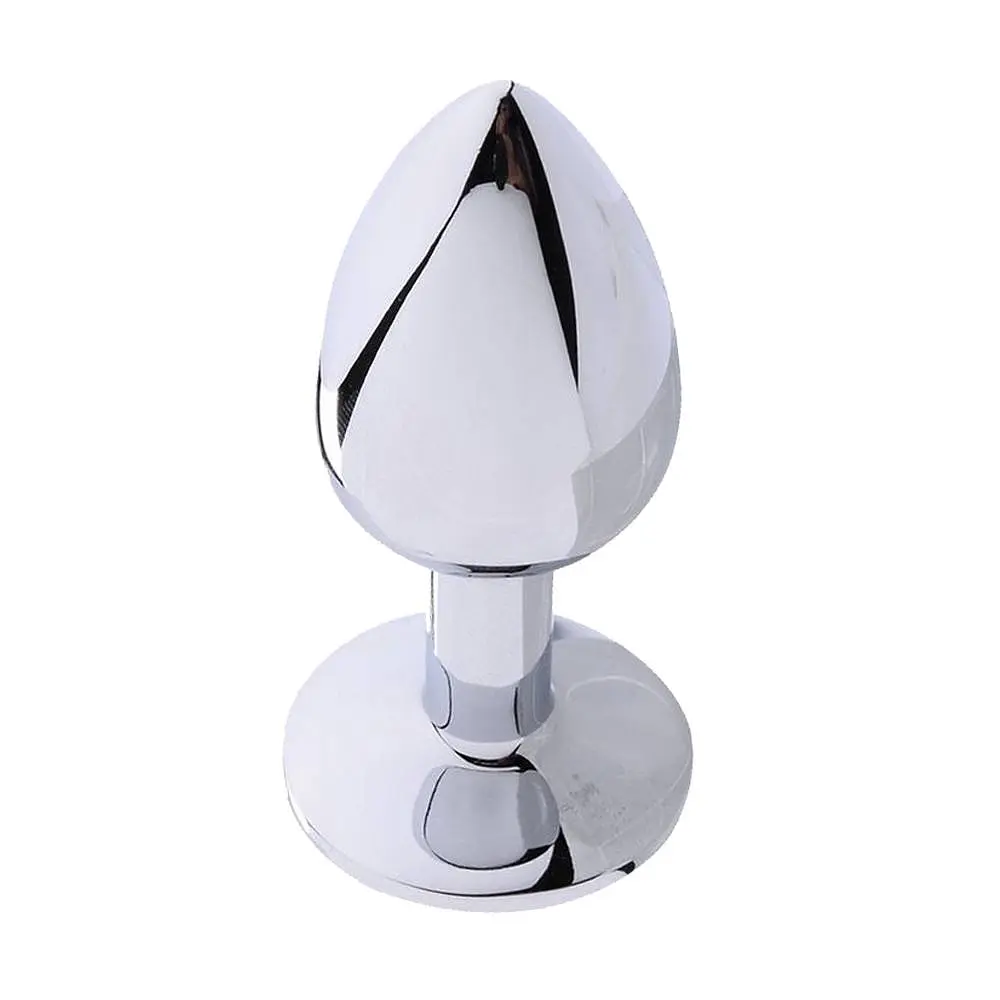 Анальна пробка Secret Play Metal Butt Plug Red M, 8,5 см (червоний) - фото 6