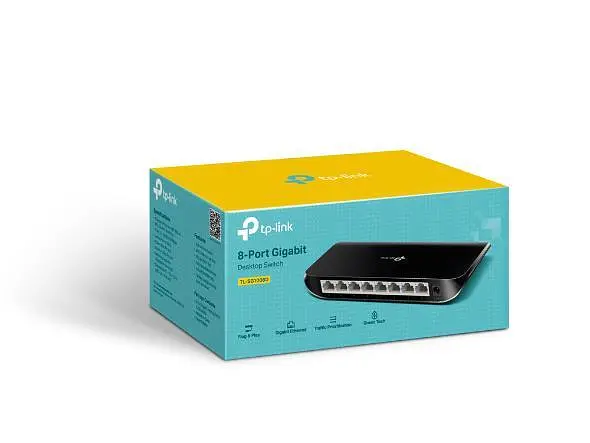 Коммутатор не управляемый, сетевое оборудование, TL-SG1008D TP-LINK - фото 3