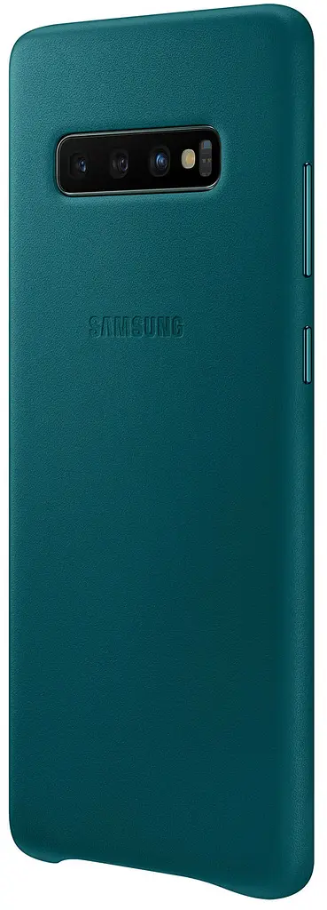 Чохол шкіряний протиударний Leather Cover EF-VG975LGEGRU для Samsung Galaxy S10 Plus (6.4") Green - фото 4