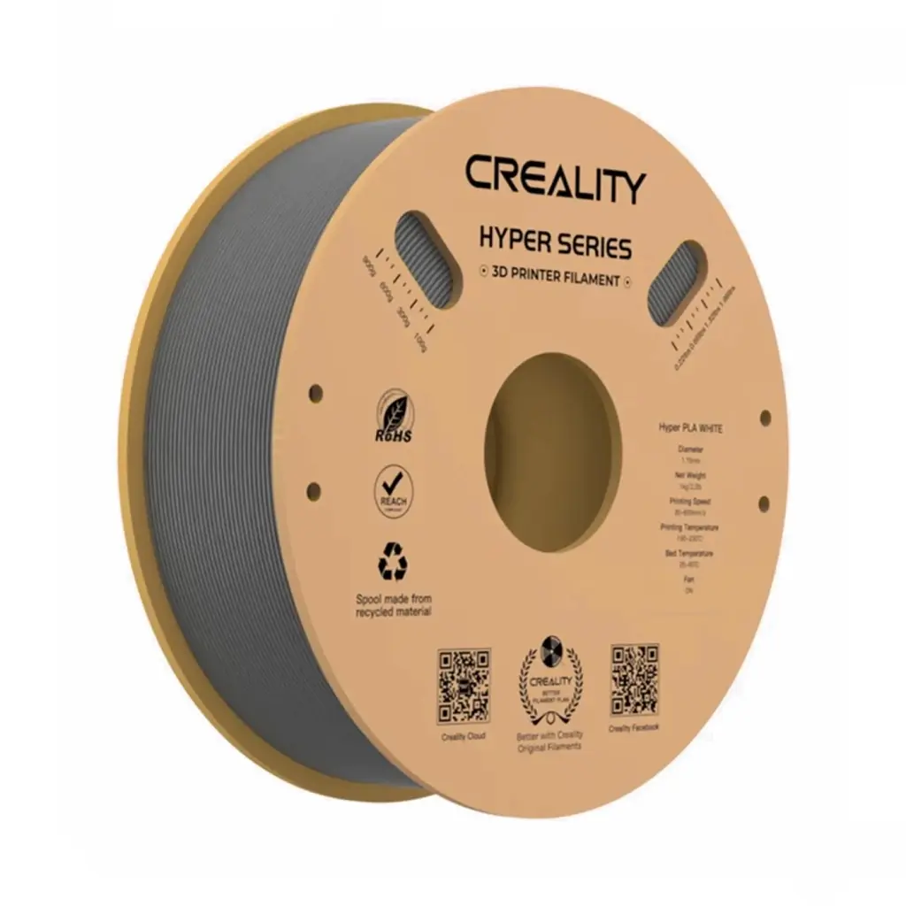 Пластик для 3D-принтера Creality PLA Hyper 1 кг, 1.75 мм, сірий (3301010340)