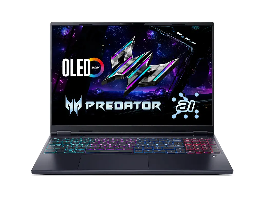 Acer Ноутбук Acer Predator Helios Neo 16S PHN16S-71 16" OLED, Intel U9-275HX, 32GB, F1TB, NVD5070Ti-12, Win11P, чорний