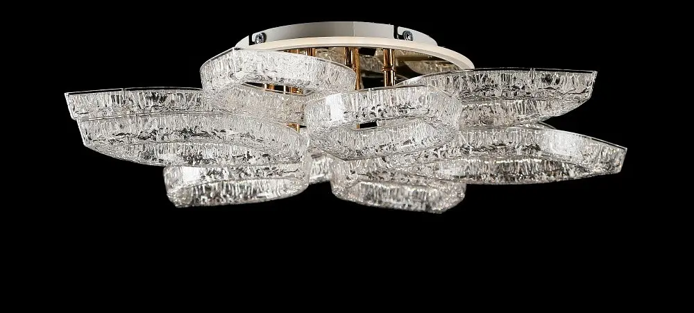 Світлодіодна люстра Splendid Ray LD/10S LED (GD), золото, білий, 90 Вт, від 10-18 м² - фото 3