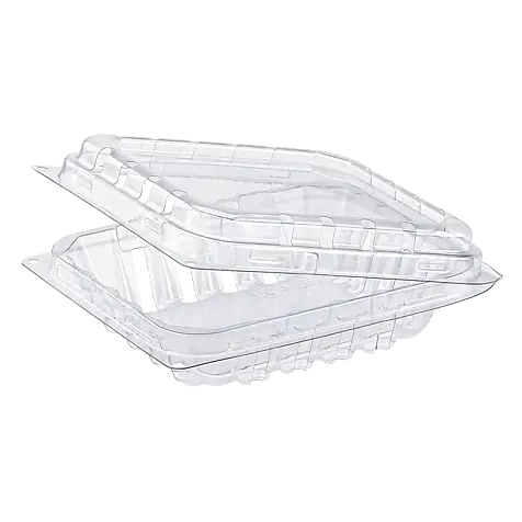 Кришка для харчової упаковки L4-125, на 0.125 кг, 50 шт, 143x96x35 мм, колір прозорий для фасування, зберігання та транспортування