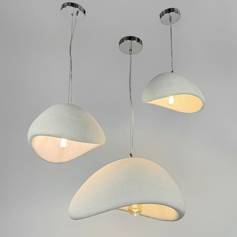 Світильник-хмара з білим гіпсовим корпусом 40х32х24 см | Арт. MJ 215-400 | Line F - фото 6