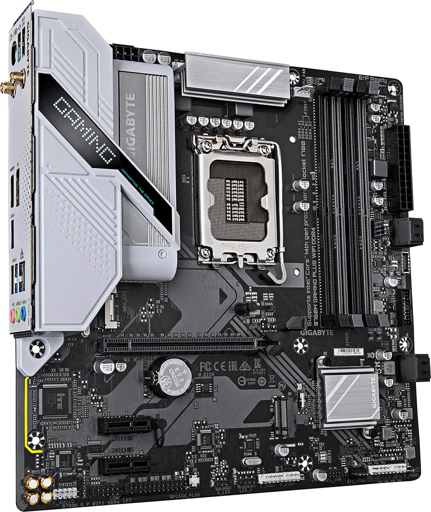 Материнська плата Gigabyte B760M Gaming Plus WiFi DDR4 Socket 1700 - фото 3