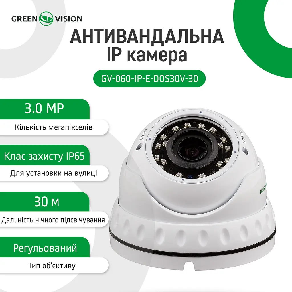 Антивандальна IP камера GV-060-IP-E-DOS30V-30 - фото 5