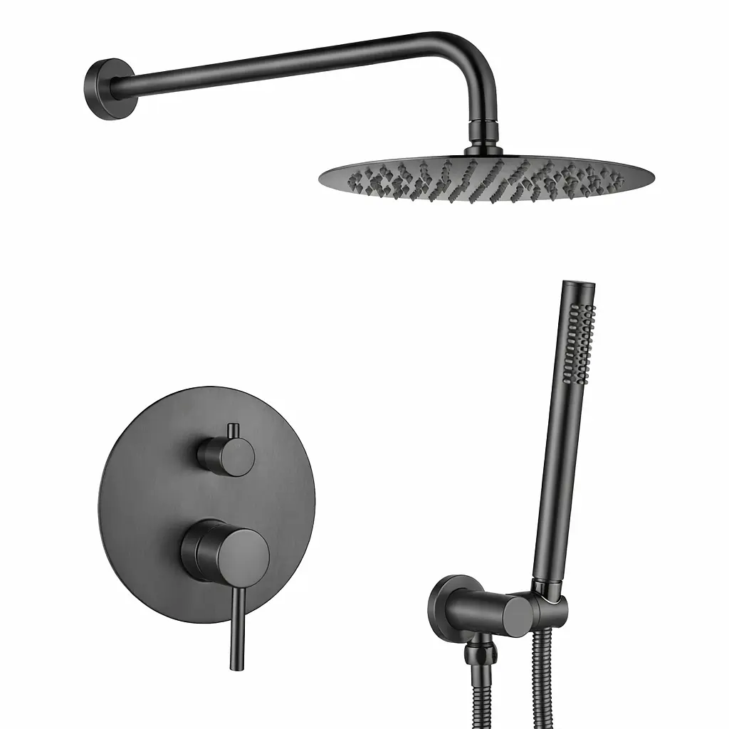 Душова система прихованого монтажу VBI Milano graphite VBI-050109GR