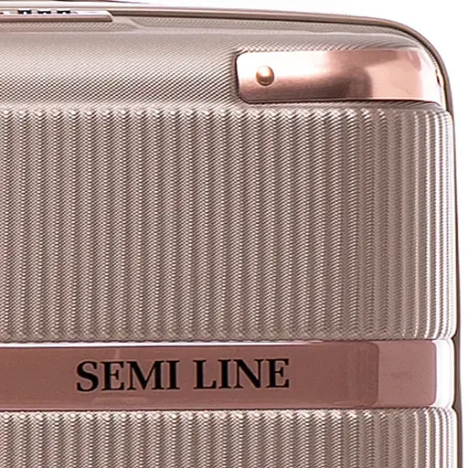 Валіза Semi Line 24" M Champagne (T5668-3) - фото 7