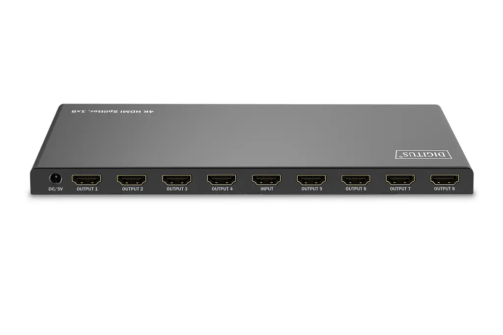 Digitus Відеосплітер HDMI (INx1 – OUTx8), 4K - фото 3