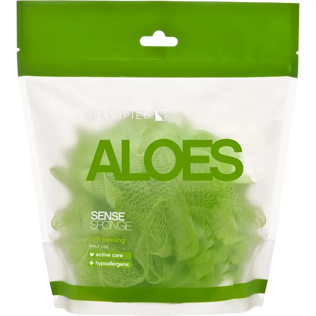 Губка для душу Suavipiel Aloes Sense Sponge - фото 2