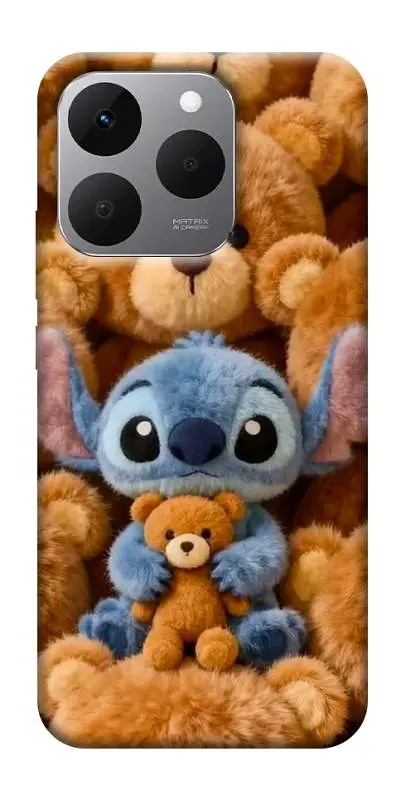 TPU чохол Demsky Stitch teddy bears для Realme 15T