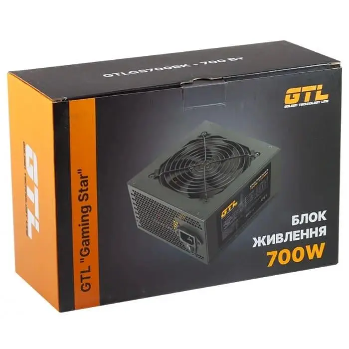 Блок живлення GTL 700W Gaming Star Black 80 Plus (GTLGS700BK) - фото 5