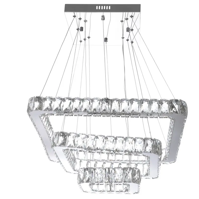 Люстра подвесная Brille с пультом LED 96W WW+NW+CW RM CH (BR-985S/3) - фото 3