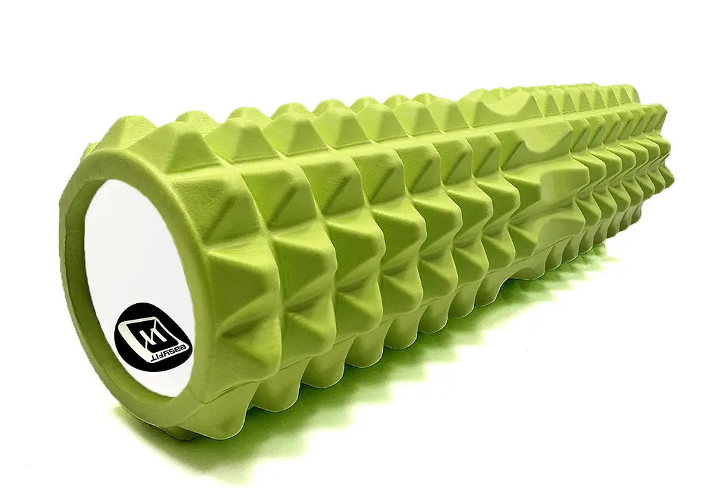 Масажний ролик EasyFit Grid Roller 45 см v.2.2 Салатовий - фото 3