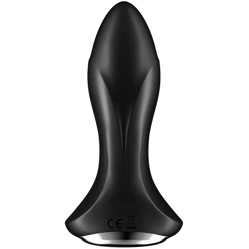 Анальная смарт-вибропробка с жемчужным массажем Satisfyer Rotator Plug 1+ Черная - фото 6