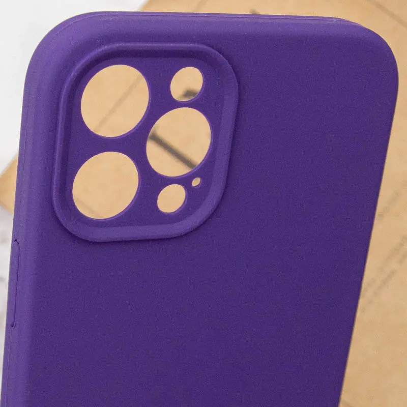 Чохол Silk Full Camera Protective (AA) NO LOGO для Apple iPhone 12 Pro (6.1") Фіолетовий / Amethyst - фото 6