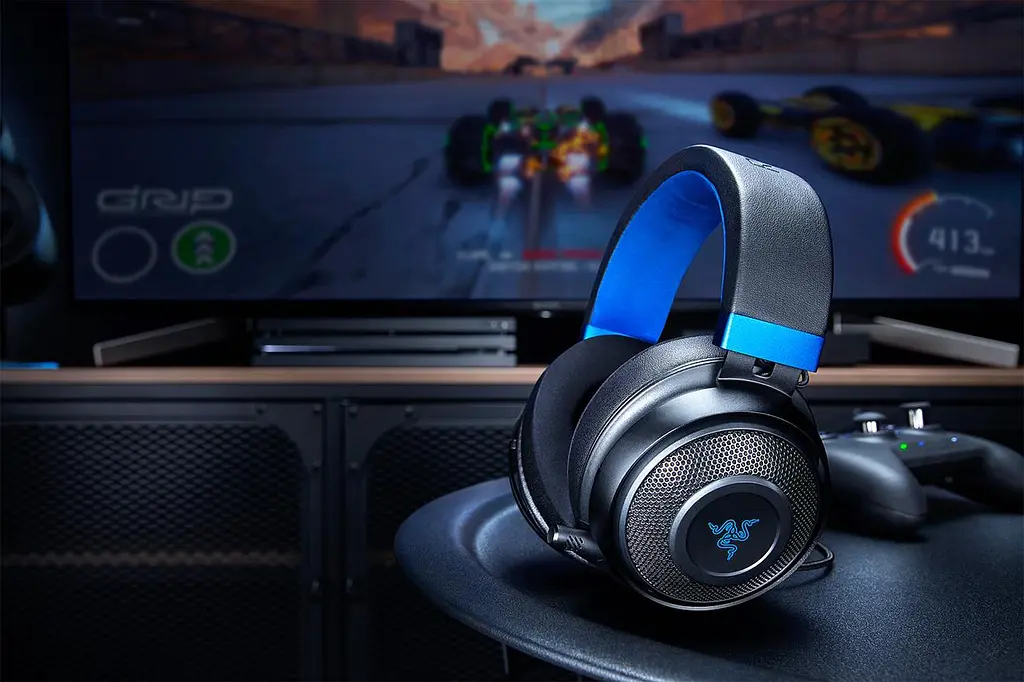 Гарнітура консольна Razer Kraken for Console 3.5 мм Black/Blue (RZ04-02830500-R3M1) - фото 4