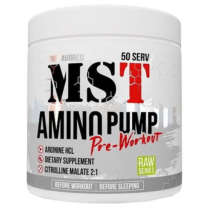 Передтренувальний комплекс MST Nutrition Amino Pump, 300 грам