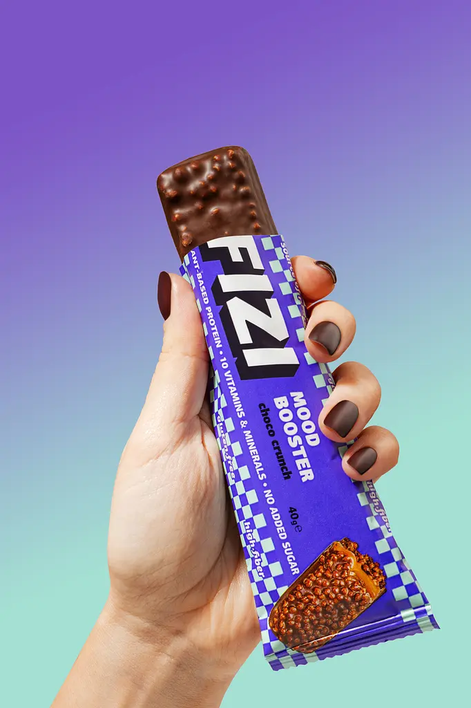 Батончик Fizi Choco Crunch у шоколадній глазурі 40 г - фото 8