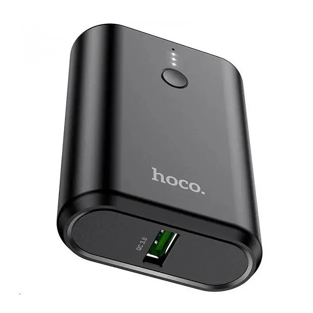 Аккумулятор наружный Hoco Q3 Pro 22.5 W 10000 mAh минибатерея черная - фото 4
