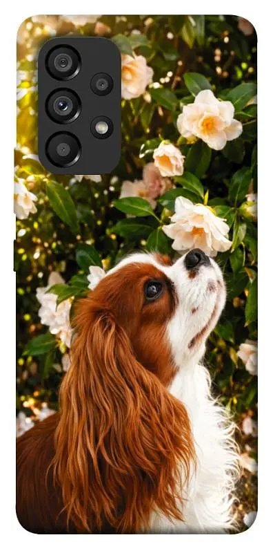 TPU чохол Demsky Flower spaniel для Samsung Galaxy A53 5G