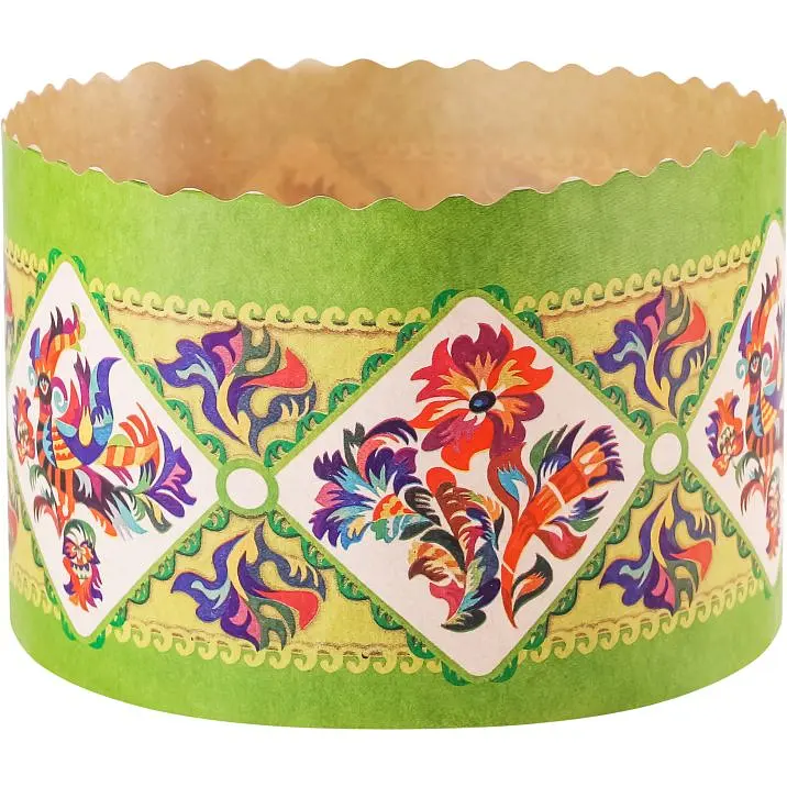 Форма для випічки паски Добрик Великодня паперова 13х8.5 см - фото 2