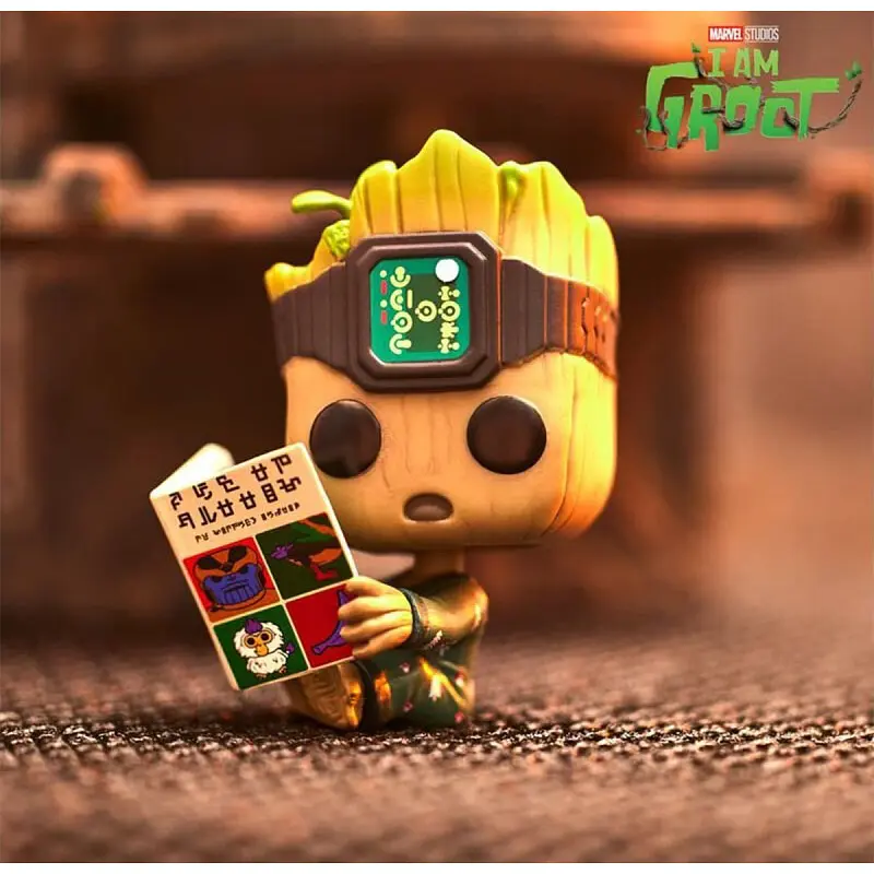 Фігурка Funko Pop! I am Groot: Грут с книгой [70651] [118098] - фото 3