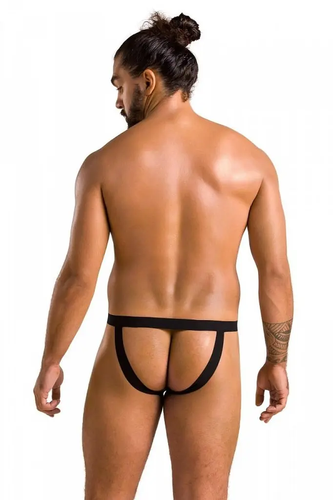 Відкриті чоловічі трусиPassion Free Your Senses Open Luke 034 XXL/XXX чорний - фото 2