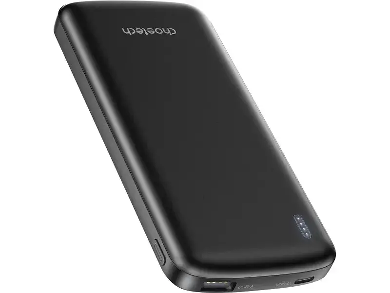 Зовнішній акумулятор (Power Bank) Choetech Power Bank 10000mAh 12W Black (B850-ACBK) - фото 3