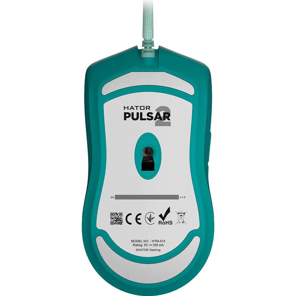 Мышь Hator Pulsar 2 USB Mint [HTM-513] [104824] - фото 5